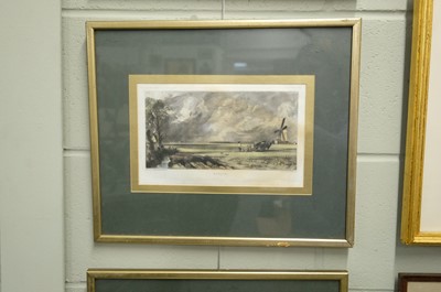 Lot 94 - Constable (John, 1776-1836). Summer Evening..., a group of four mezzotints..., 1830-31