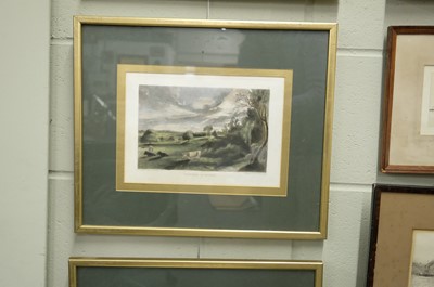 Lot 94 - Constable (John, 1776-1836). Summer Evening..., a group of four mezzotints..., 1830-31