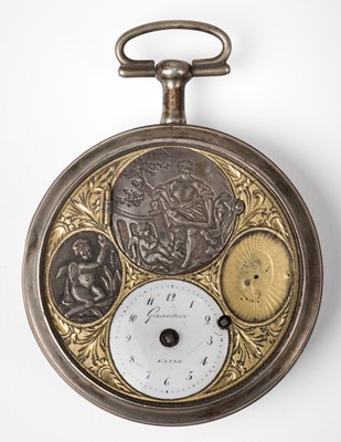 Lot 686 - Pocket watch. A Swiss pocket watch by Girardier, late 18th century