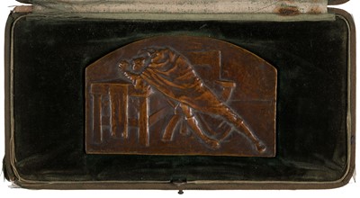 Lot 161 - Putnam (Brenda, 1890-1975). Hamlet, a bronze plaquette, 1913