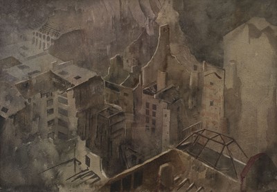 Lot 246 - Sauter (Rudolph Helmut, 1895-1977). Bombed Houses, London, circa 1940