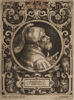 Lot 25 - Bruyn (Nicolaus de, 1571-1656). Portraits of King David, from the series Kings and Heroes, 1594