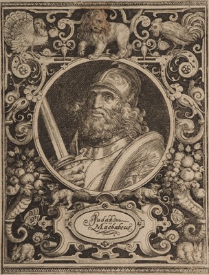 Lot 12 - Bruyn (Nicolaus de, 1571-1656). Portraits of King David, from the series Kings and Heroes, 1594