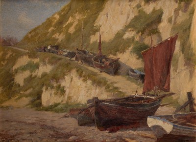 Lot 197 - Fletcher (William Teulon Blandford, 1858-1936). Beer Cove, East Devon