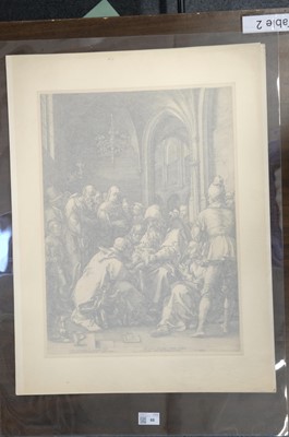Lot 68 - Goltzius (Hendrick, 1558-1617). The Circumcision, from the Birth and Early Life of Christ, 1594