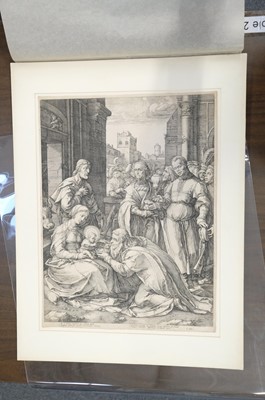 Lot 67 - Goltzius (Hendrick, 1558-1617). The Adoration of the Magi..., 1594
