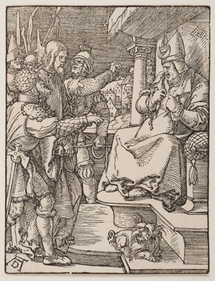 Lot 6 - Dürer (Albrecht, 1471-1528). Christ before Caiaphas..., circa 1508-1509