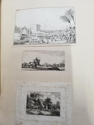Lot 86 - Old Master Prints and Engravings. A large folio album of 17th, 18th & 19th century