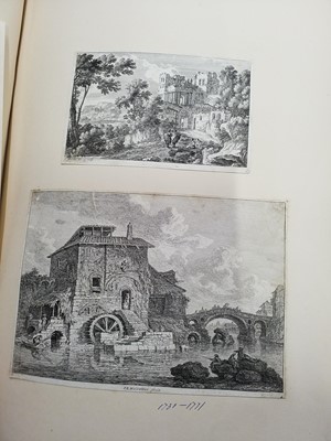 Lot 86 - Old Master Prints and Engravings. A large folio album of 17th, 18th & 19th century