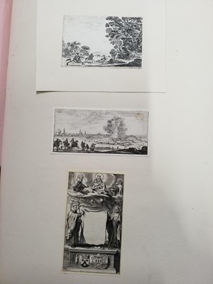 Lot 86 - Old Master Prints and Engravings. A large folio album of 17th, 18th & 19th century