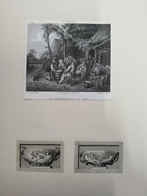 Lot 86 - Old Master Prints and Engravings. A large folio album of 17th, 18th & 19th century