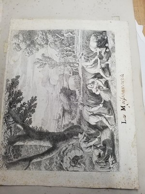 Lot 86 - Old Master Prints and Engravings. A large folio album of 17th, 18th & 19th century