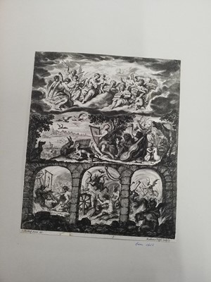 Lot 86 - Old Master Prints and Engravings. A large folio album of 17th, 18th & 19th century
