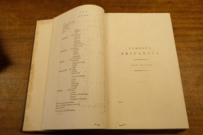 Lot 35 - Camden (William). Britannia: or a Chorographical Description..., 4 volumes, 1806