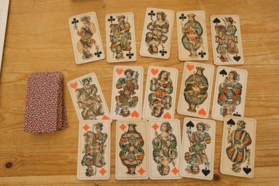Lot 359 - French costume playing cards. Cartes Parisienne, Paris: O. Gibert, circa 1855, & 7 others