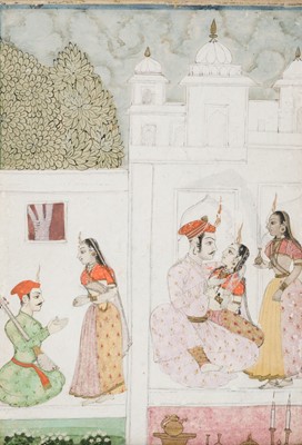 Lot 590 - Moghul School. Dipaka Raga, later 19th century, gouache on paper