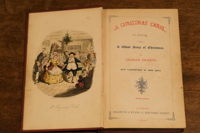 Lot 379 - Dickens (Charles). A Christmas Carol, 12th edition, 1849