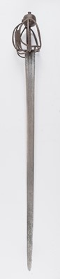 Lot 512 - English Civil War. The Siege of Basing House basket-hilted broad sword, circa 1645