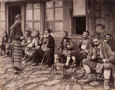 Lot 31 - Middle East, North Africa & Eastern Europe. A group of 4 photograph albums, c. 1890