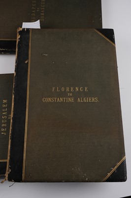 Lot 31 - Middle East, North Africa & Eastern Europe. A group of 4 photograph albums, c. 1890
