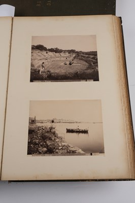 Lot 31 - Middle East, North Africa & Eastern Europe. A group of 4 photograph albums, c. 1890