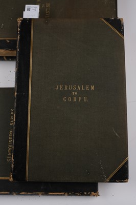 Lot 31 - Middle East, North Africa & Eastern Europe. A group of 4 photograph albums, c. 1890