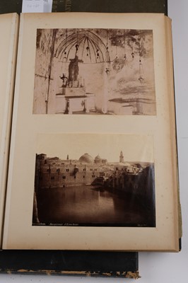 Lot 31 - Middle East, North Africa & Eastern Europe. A group of 4 photograph albums, c. 1890