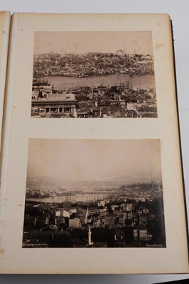 Lot 31 - Middle East, North Africa & Eastern Europe. A group of 4 photograph albums, c. 1890