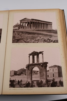 Lot 31 - Middle East, North Africa & Eastern Europe. A group of 4 photograph albums, c. 1890