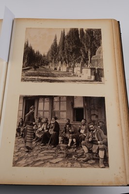 Lot 31 - Middle East, North Africa & Eastern Europe. A group of 4 photograph albums, c. 1890
