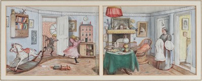Lot 170 - Goodall (John Strickland, 1908-1996). An Edwardian Summer, four original illustrations, circa 1976