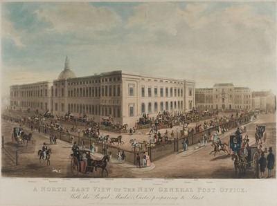 Lot 184 - Pyall (Henry). A North East View of the New General Post Office, circa 1832