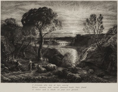 Lot 228 - Palmer (Samuel, 1805-1888). An English Version of the Eclogues of Virgil, 1884