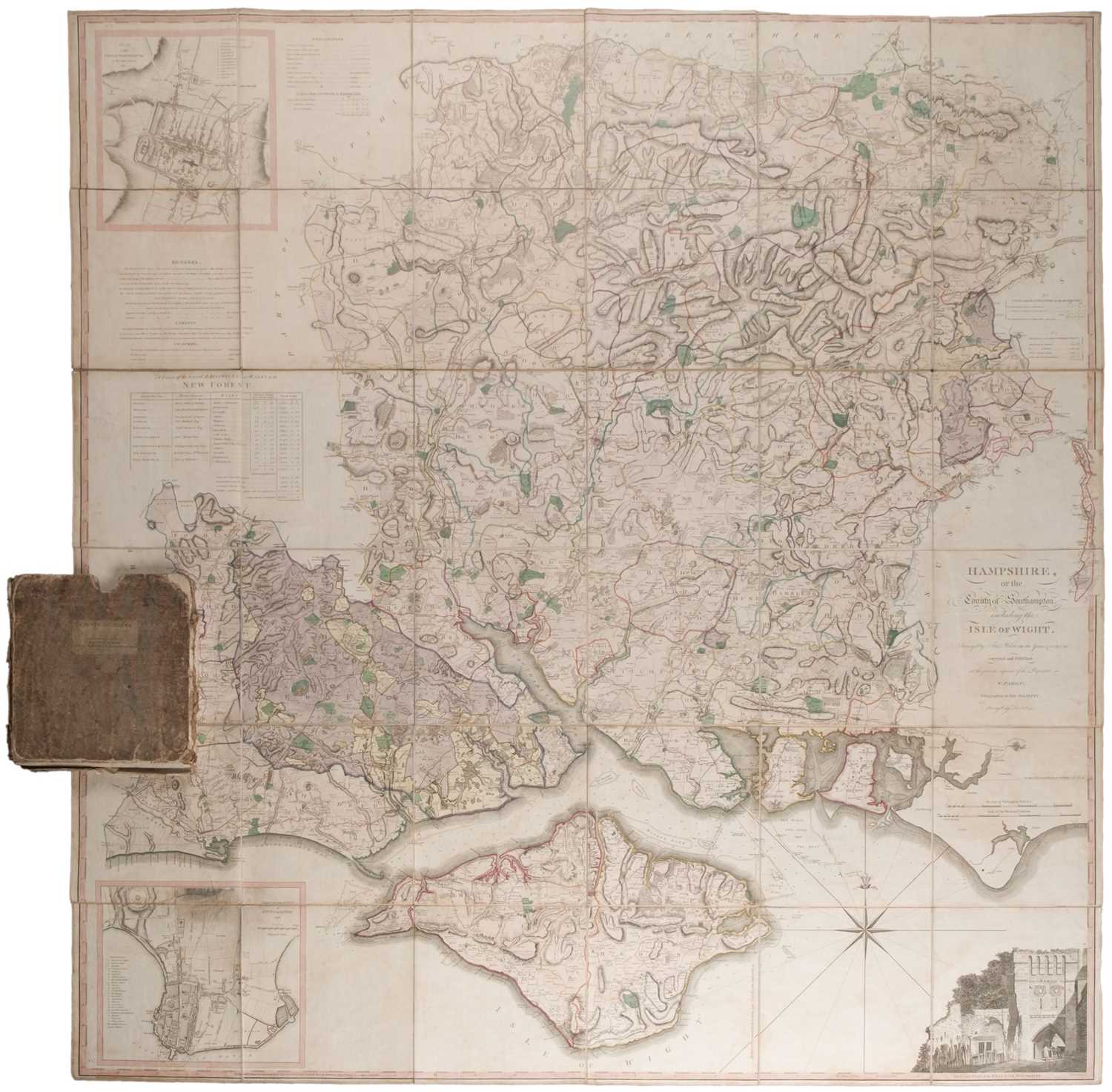 Lot 81 - Hampshire. Milne (Thomas), Hampshire, or the County of Southampton..., 1791