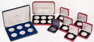 Lot 488 - Potter (Beatrix). Silver Beatrix Potter / Peter Rabbit proof coins