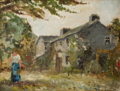 Lot 472 - Hill Top, Near Sawrey. View of Hill Top Farmhouse, home of Beatrix Potter, mid-20th century