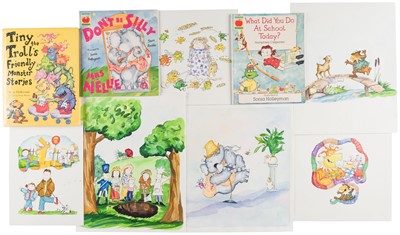 Lot 661 - Holleyman (Sonia, 1950-). A collection of approximately 85 original illustrations