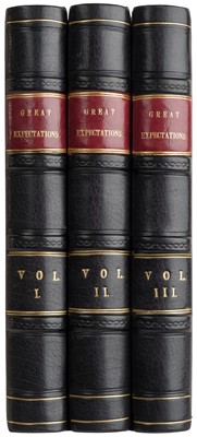 Lot 395 - Dickens (Charles). Great Expectations, 3 volumes, 2nd edition, 1861