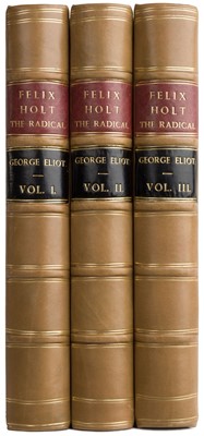 Lot 125 - Eliot (George). Felix Holt, 3 volumes, 1st edition, 1866