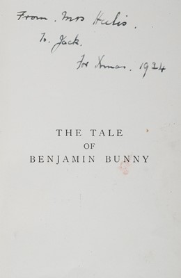 Lot 418 - Potter (Beatrix). The Tale of Benjamin Bunny, Frederick Warne & Co Ltd., circa 1924