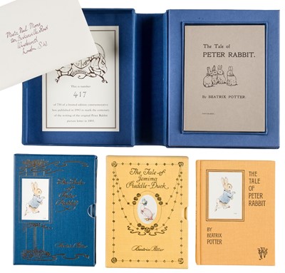 Lot 465 - Potter (Beatrix). The Tale of Peter Rabbit, Boxed Centenary Edition, 1993, & 5 others