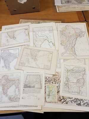 Lot 90 - India, the East Indies and the Maldives. A collection of approximately 130 maps, 18th & 19th century