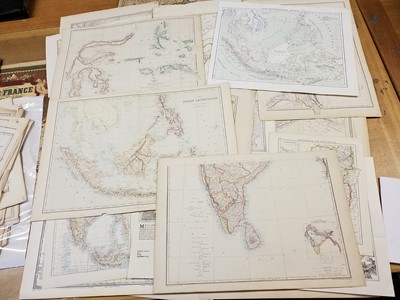 Lot 90 - India, the East Indies and the Maldives. A collection of approximately 130 maps, 18th & 19th century