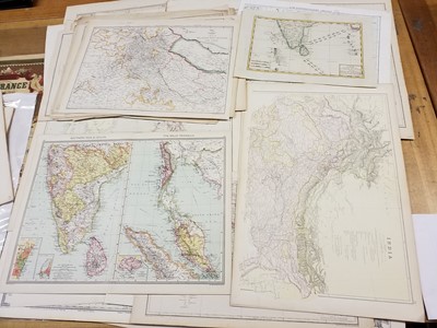 Lot 90 - India, the East Indies and the Maldives. A collection of approximately 130 maps, 18th & 19th century