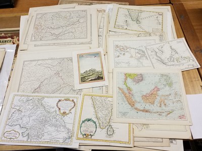 Lot 90 - India, the East Indies and the Maldives. A collection of approximately 130 maps, 18th & 19th century