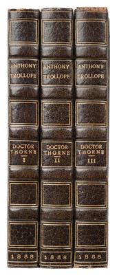 Lot 389 - Trollope (Anthony). Doctor Thorne. A Novel, 3 volumes, 1st edition, 1858