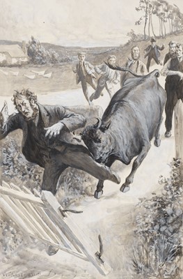 Lot 594 - Groome (William Henry Charles, 1854-1913). Complete set of 14 original illustrations, 1903