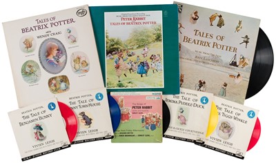Lot 466 - Vinyl Records. A collection of 67 Beatrix Potter spoken word vinyls, 1960-78