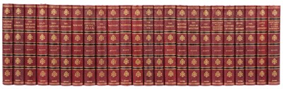 Lot 139 - Bindings. Walter Scott, Works, 24 volumes, and W. H. Ainsworth, Works, 19 volumes, 1898-1901