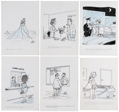 Lot 646 - Dorrien. A collection of approximately 250 original cartoons, circa 1970